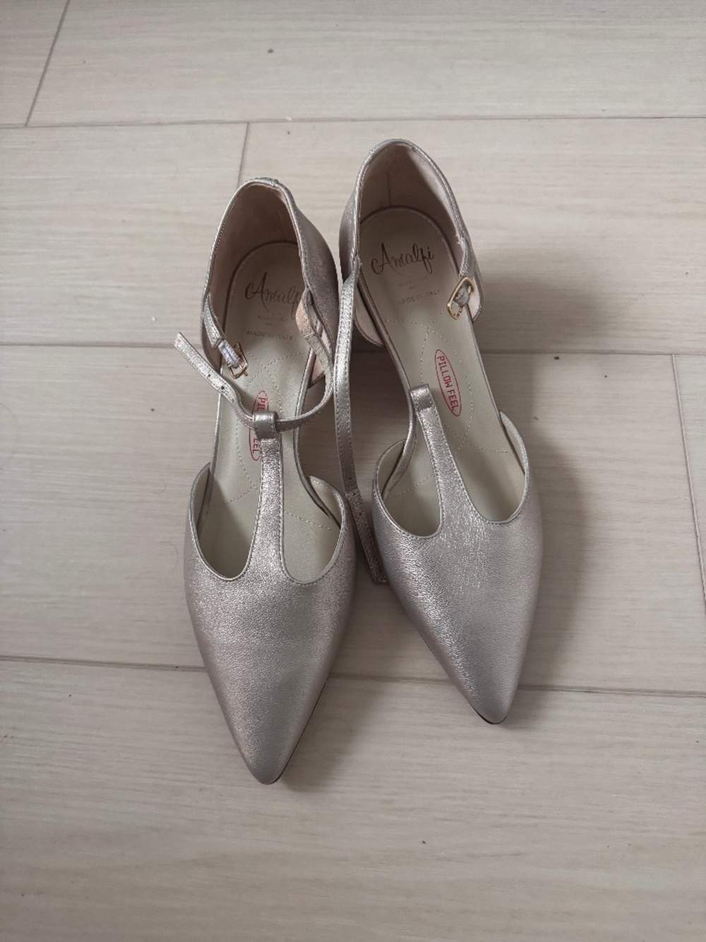 Amalfi Champagne/Metallic Heels